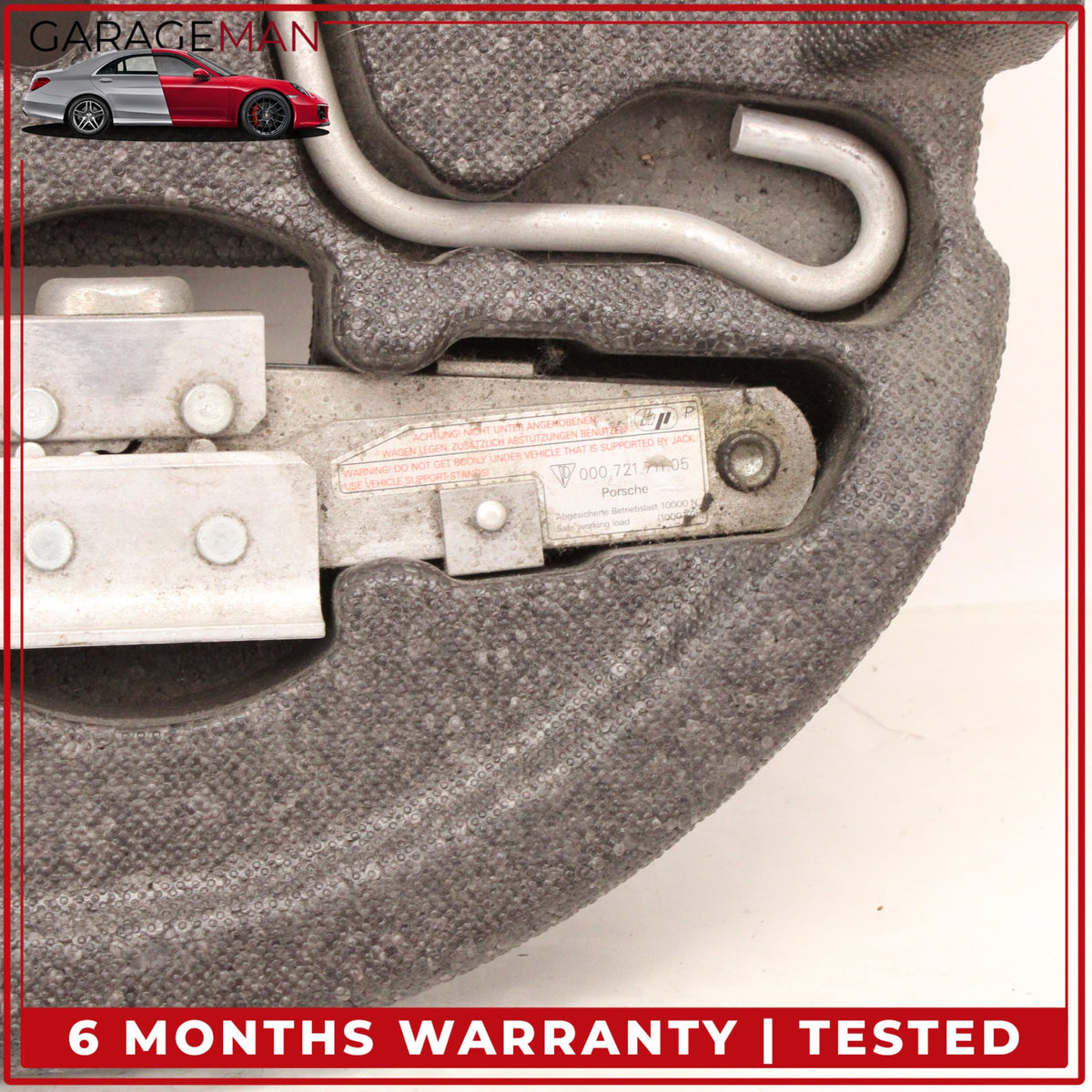 1997-2004 Porsche Boxster 986 Emergency Spare Tire Jack Tool Kit w/ Foam OEM