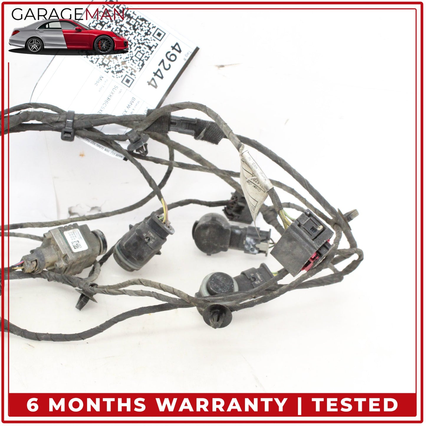 2014-2019 BMW X5 F15 Rear Bumper Parking Sensors w/ Wire Harness & Camera OEM
