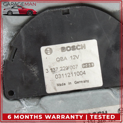 2003-2012 Mercedes R230 SL500 Radiator Cooling Fan Motor Bosch 3137229007 OEM