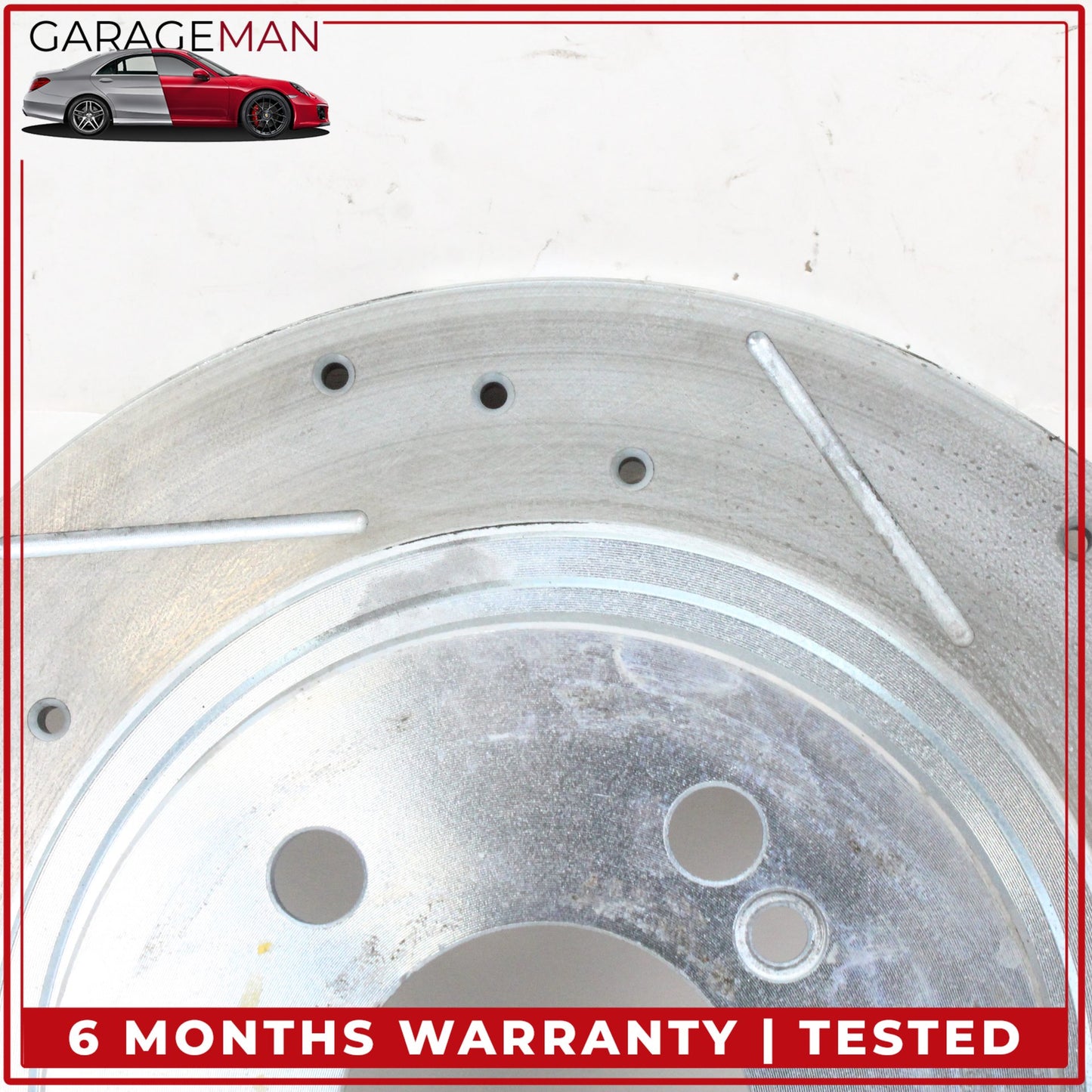 2008-2014 Mercedes W204 C250 Rear Left and Right Side Brake Rotor Disc Set OEM