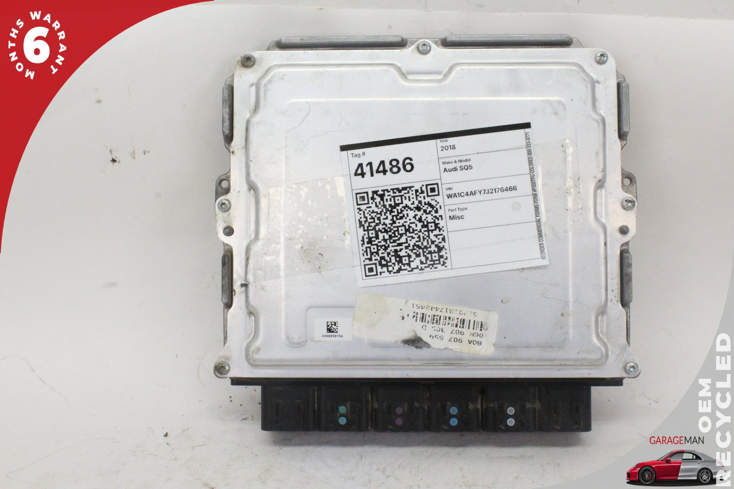 2017-2024 Audi SQ5 S4 S5 3.0L Engine Computer Control Module ECU 06M907309D OEM