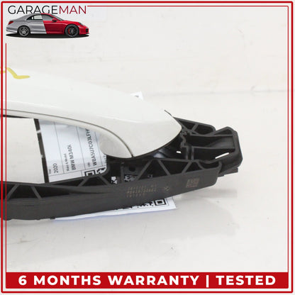 2019-2025 BMW M340i G20 Front Left Driver Side Exterior Door Handle White OEM