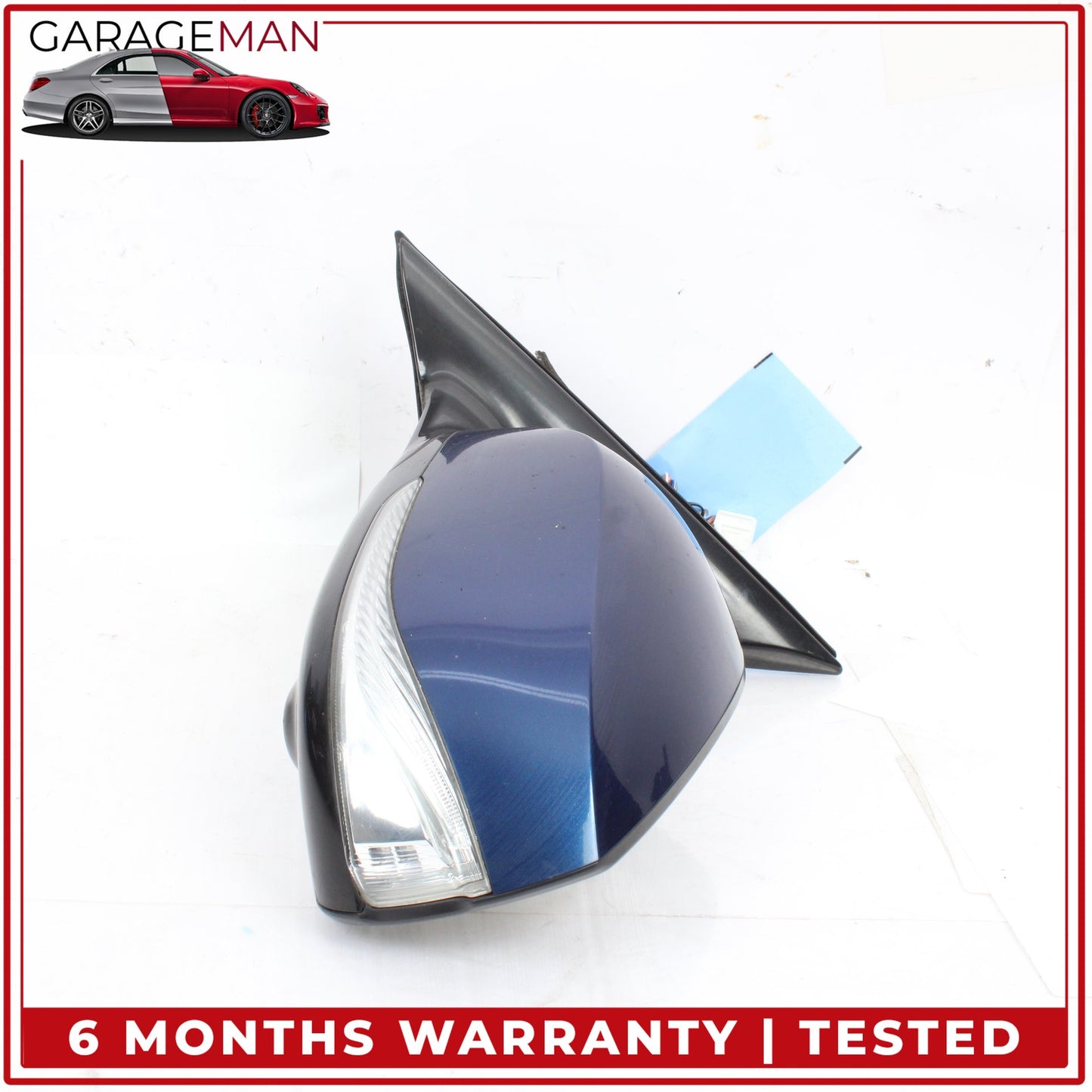2014-2024 Infiniti Q50 V37 Front Left Door Rear View Mirror w/ Camera Blue OEM