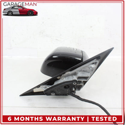 2010-2016 Mercedes W212 E350 Left Door Rear View Mirror w/ Blind Spot Black OEM