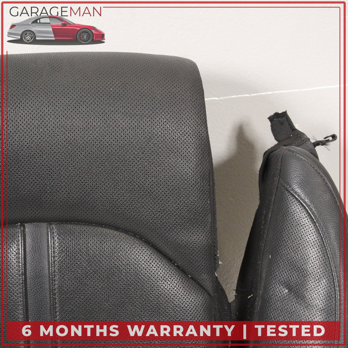 2011-2018 Audi A8 Front Left Driver Side Lower Bottom Seat Cushion Black OEM