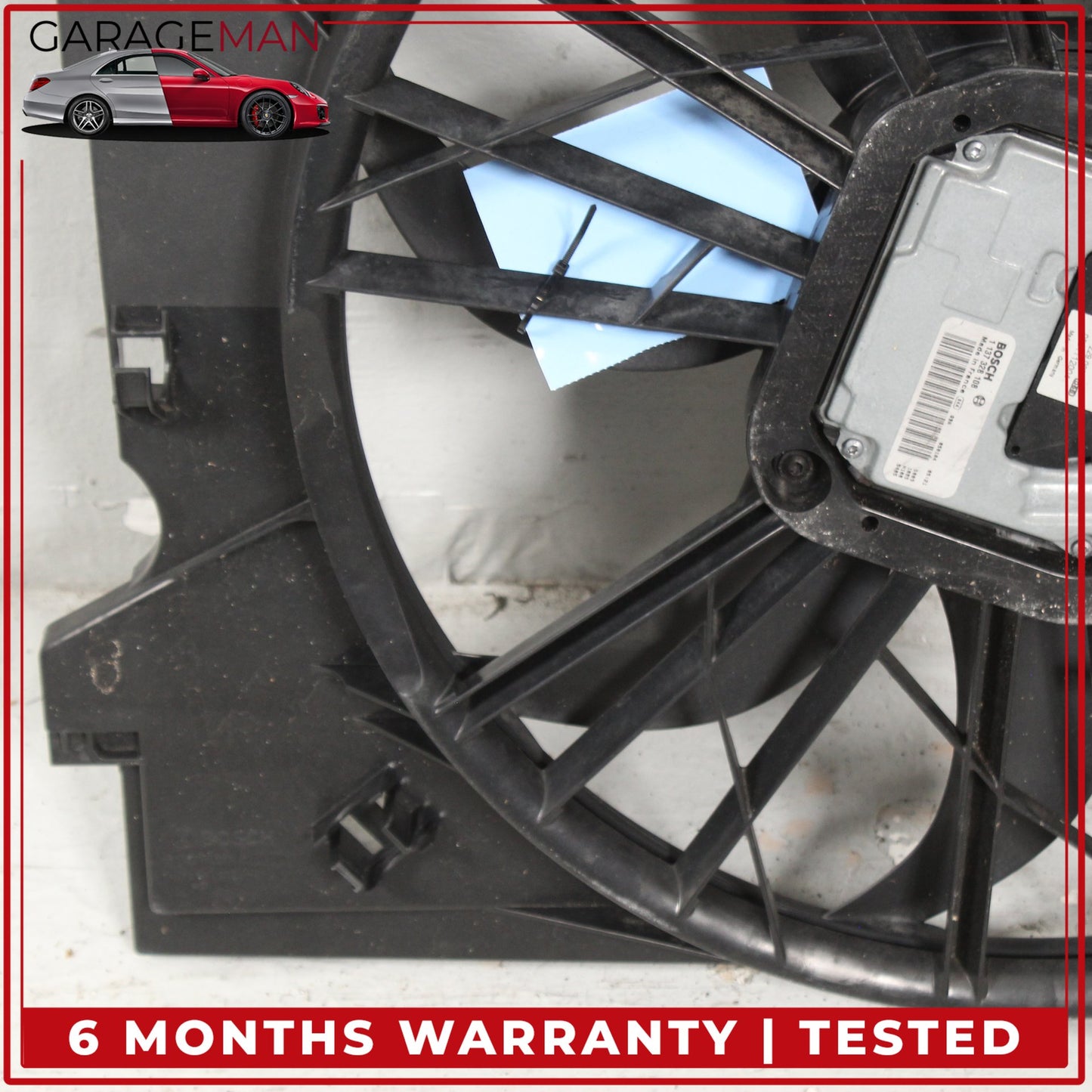 2006-2011 Mercedes-Benz CLS500 W219 Engine Radiator Fan Shroud Motor 2115001693 OEM