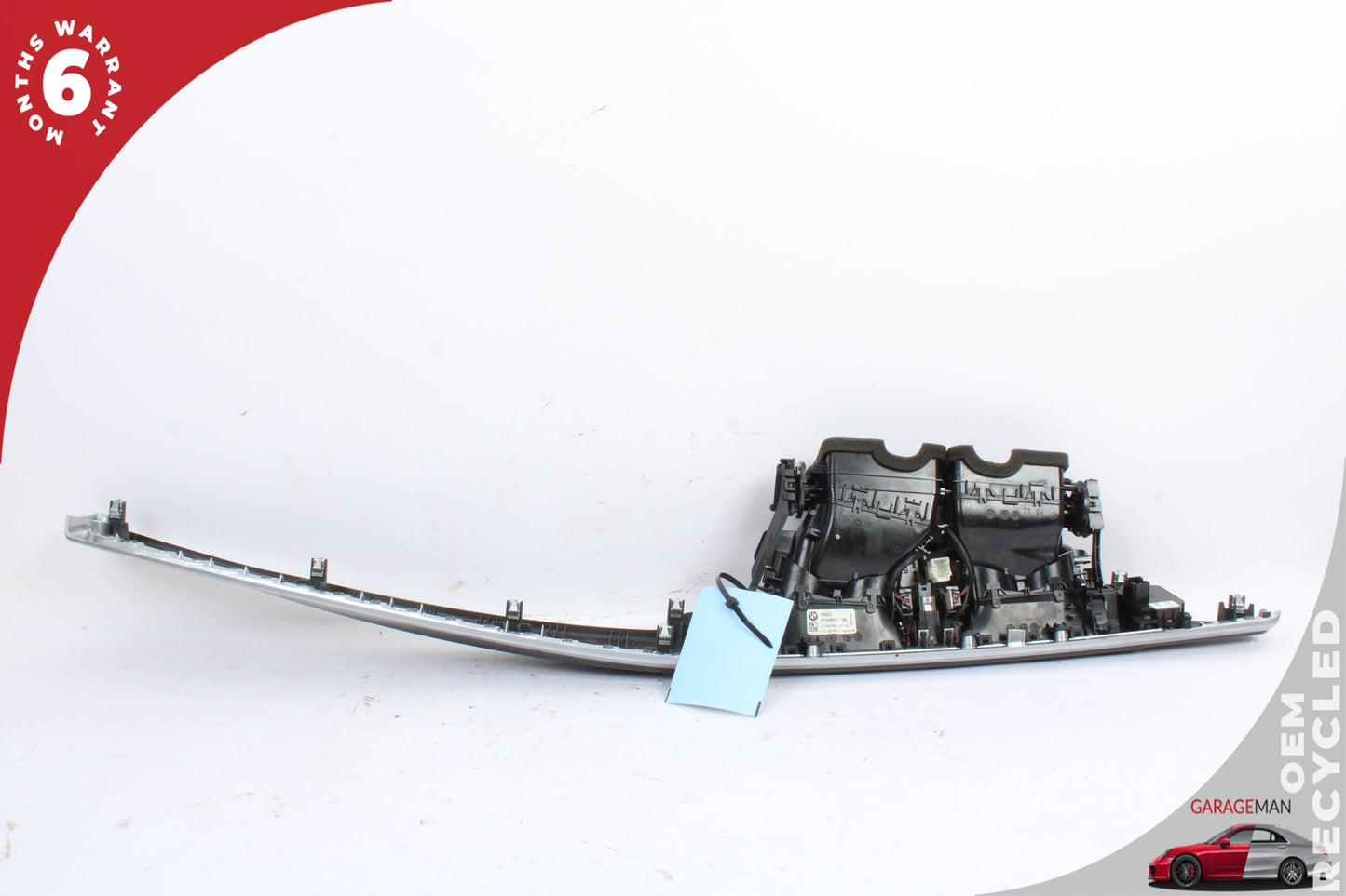 2011-2016 BMW 550i F10 Center Dash Air AC A/C Heater Vent w/ Trim 9166891