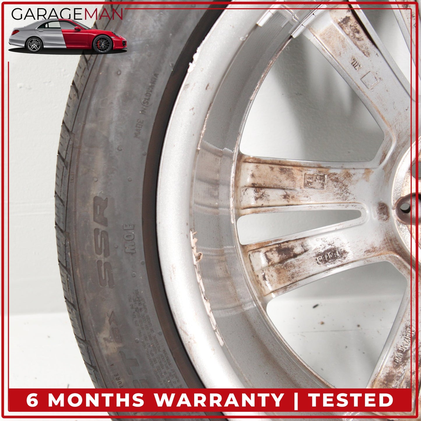 2014-2017 Mercedes W222 S550e S600 Rear Wheel Rim w/ Tire 9.5JX19H2 ET43.5 OEM