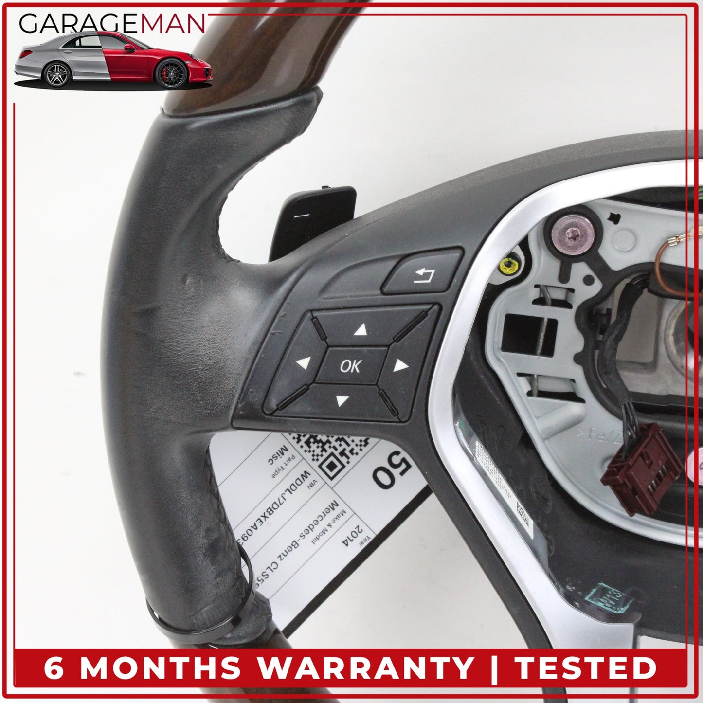 2013-2015 Mercedes W218 CLS550 E350 E63 AMG Steering Wheel 2184604418 OEM