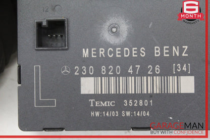 2003-2012 Mercedes SL500 R230 Left Front Door Control Module 2308204726 OEM