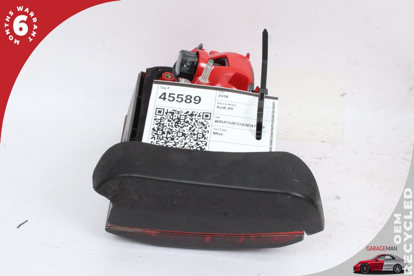 2012-2015 Audi A6 S6 Rear Left Side Inner Tail Light Lamp Tinted 4G5945093B OEM
