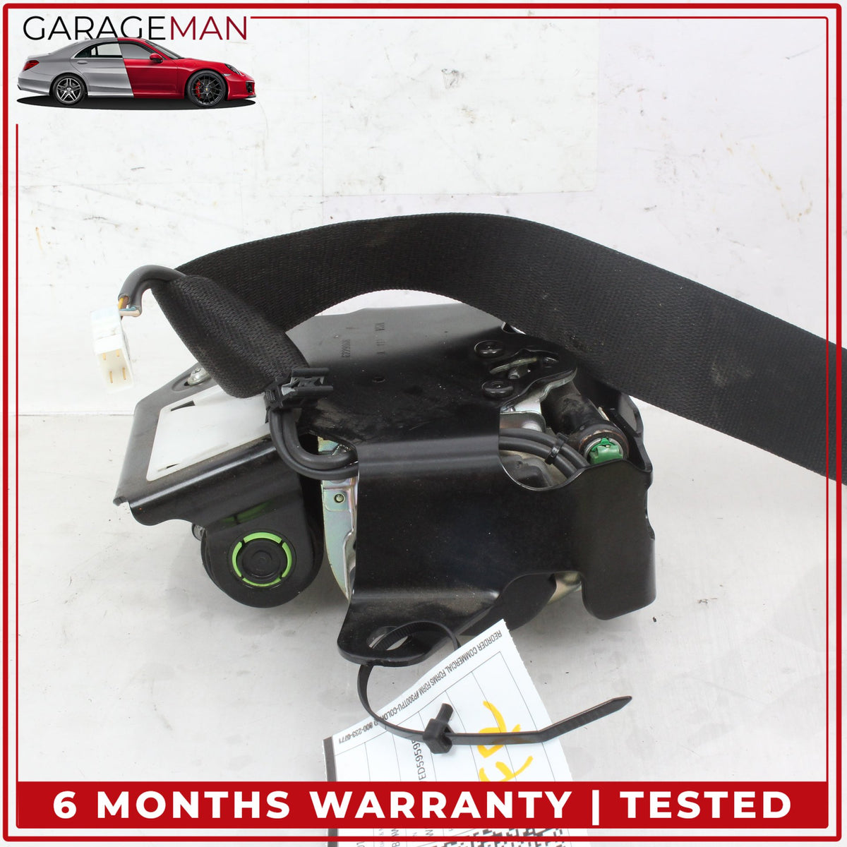 2012-2018 BMW 640i F12 Front Right Passenger Side Seat Belt Black 7314140 OEM