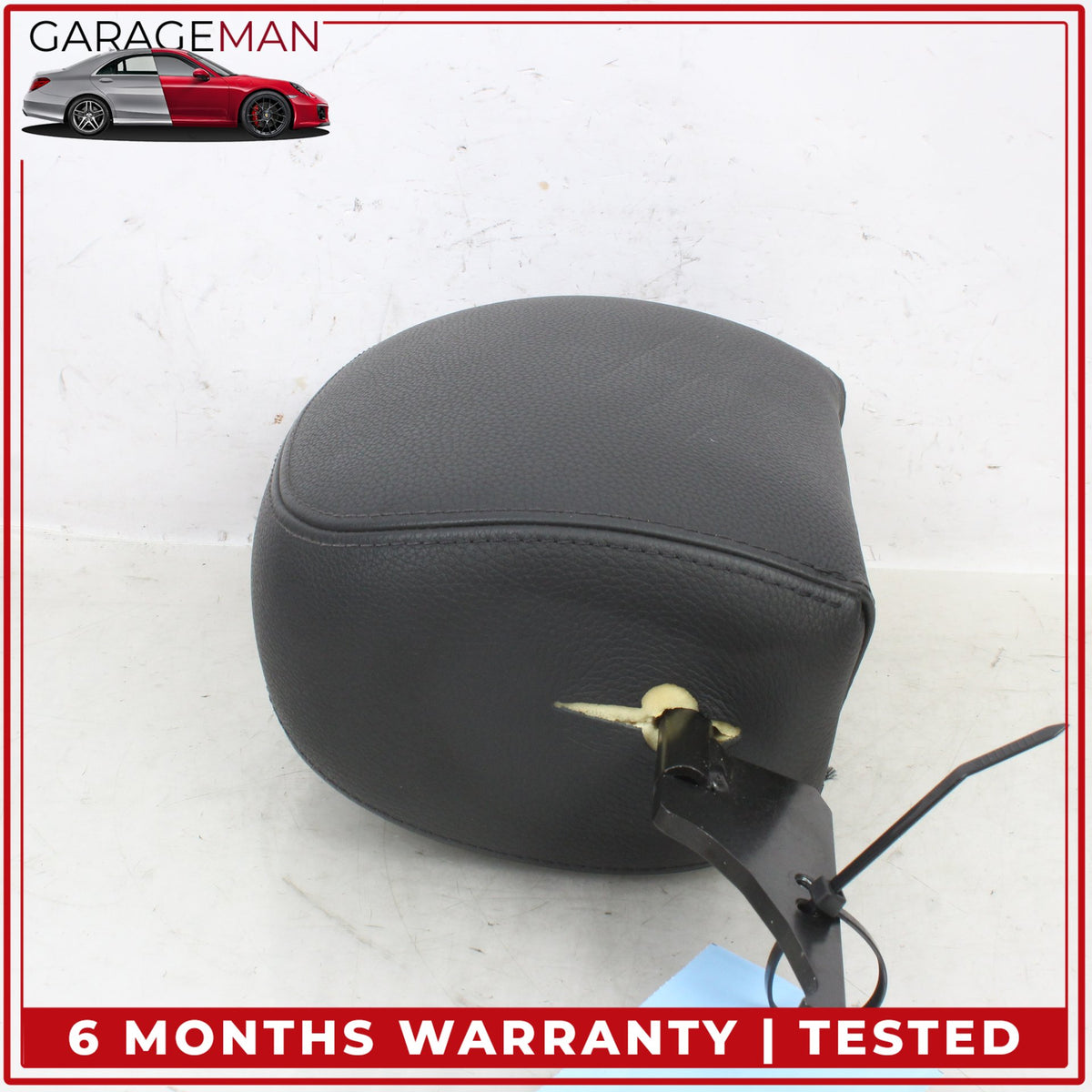 2004-2007 BMW 650i E64 RWD Front Left & Right Headrest Black OEM