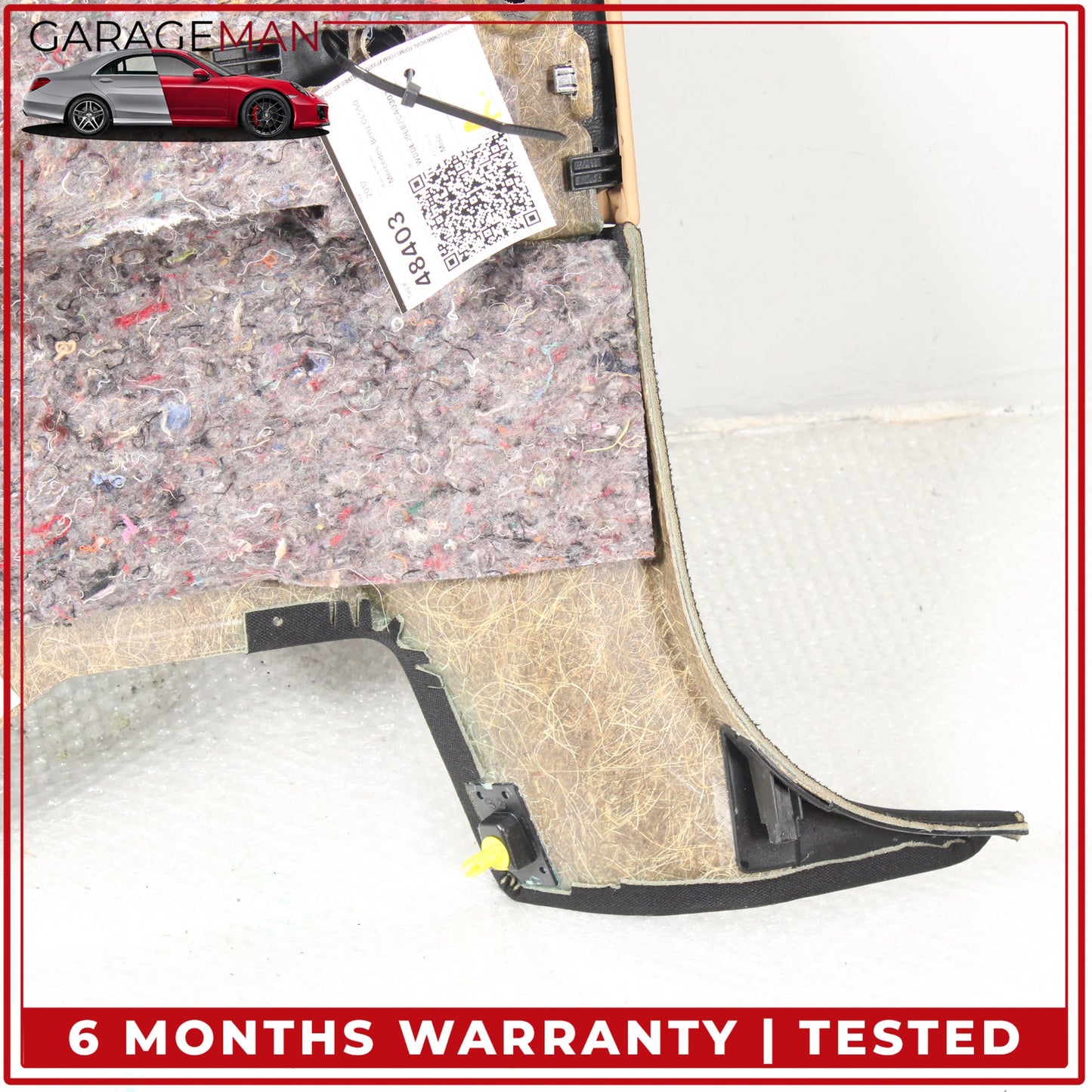 2007-2014 Mercedes-Benz CL550 W216 Coupe Right Rear Door Trim Panel 2166901254 OEM