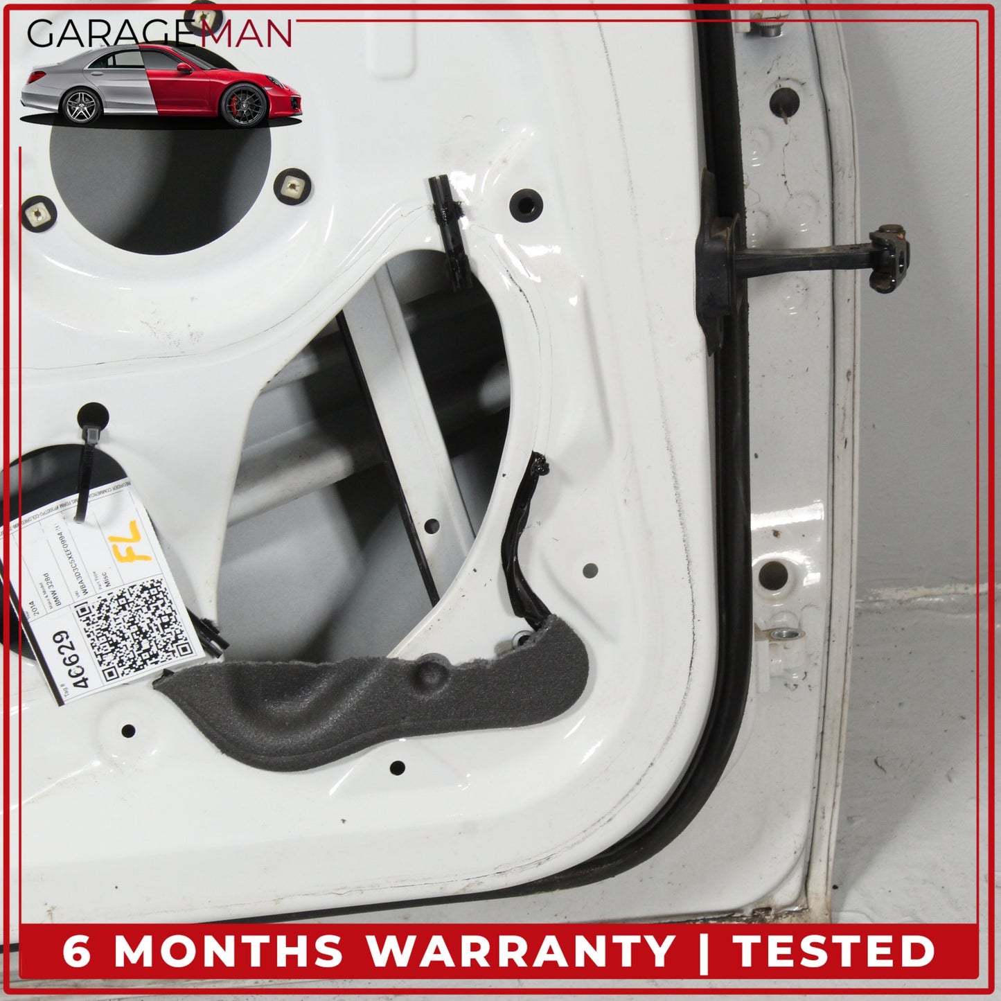 2012-2018 BMW 328d Sedan Left Front Door Shell 41007298565 OEM
