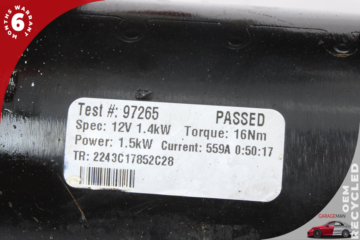 97-09 Mercedes-Benz S550 S-Class W221 Engine Motor Starter 0061510601