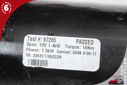 97-09 Mercedes-Benz S550 S-Class W221 Engine Motor Starter 0061510601