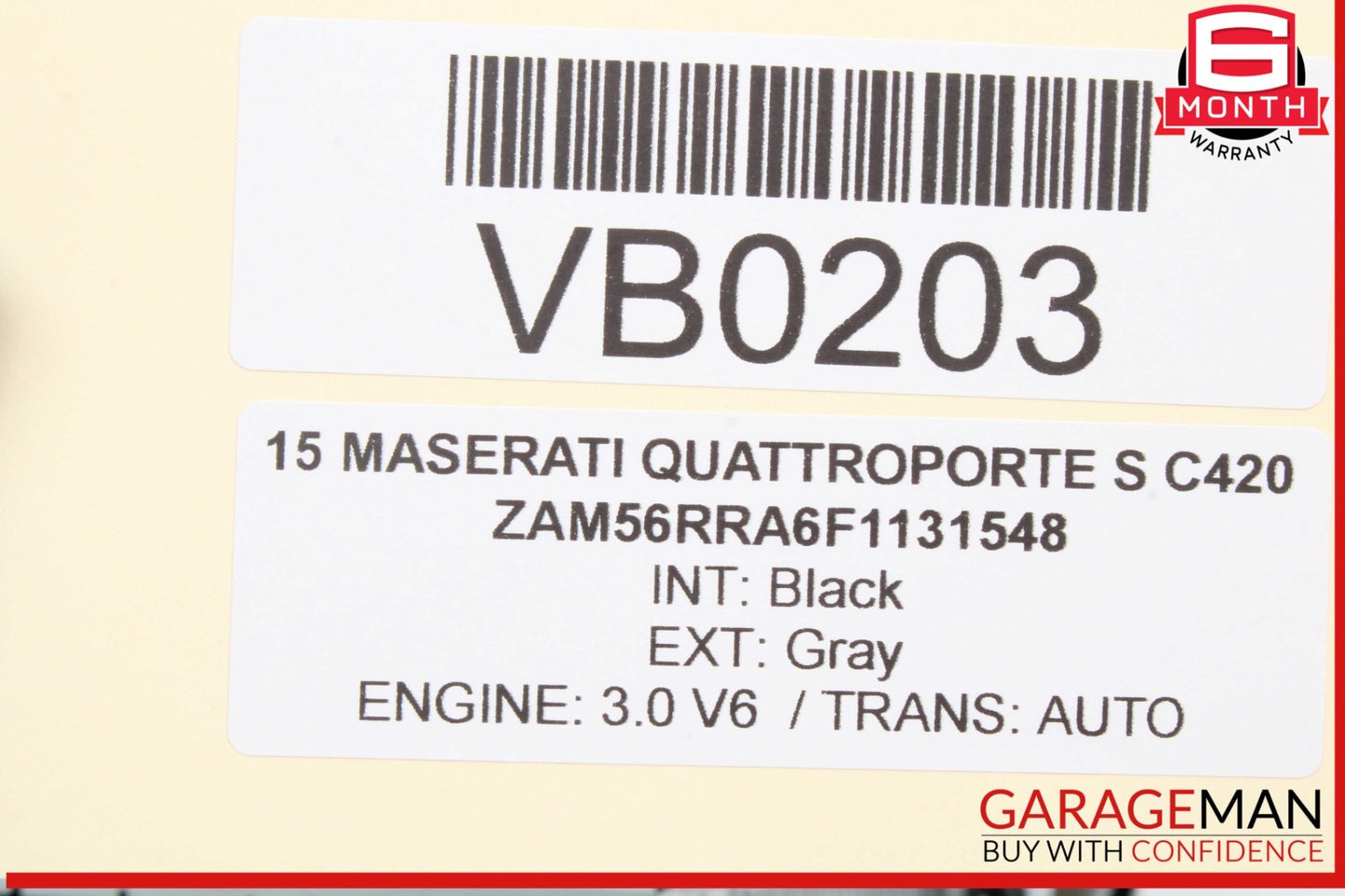 2014-2017 Maserati Quattroporte Stereo Head Unit 670030198