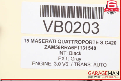 2014-2017 Maserati Quattroporte Stereo Head Unit 670030198