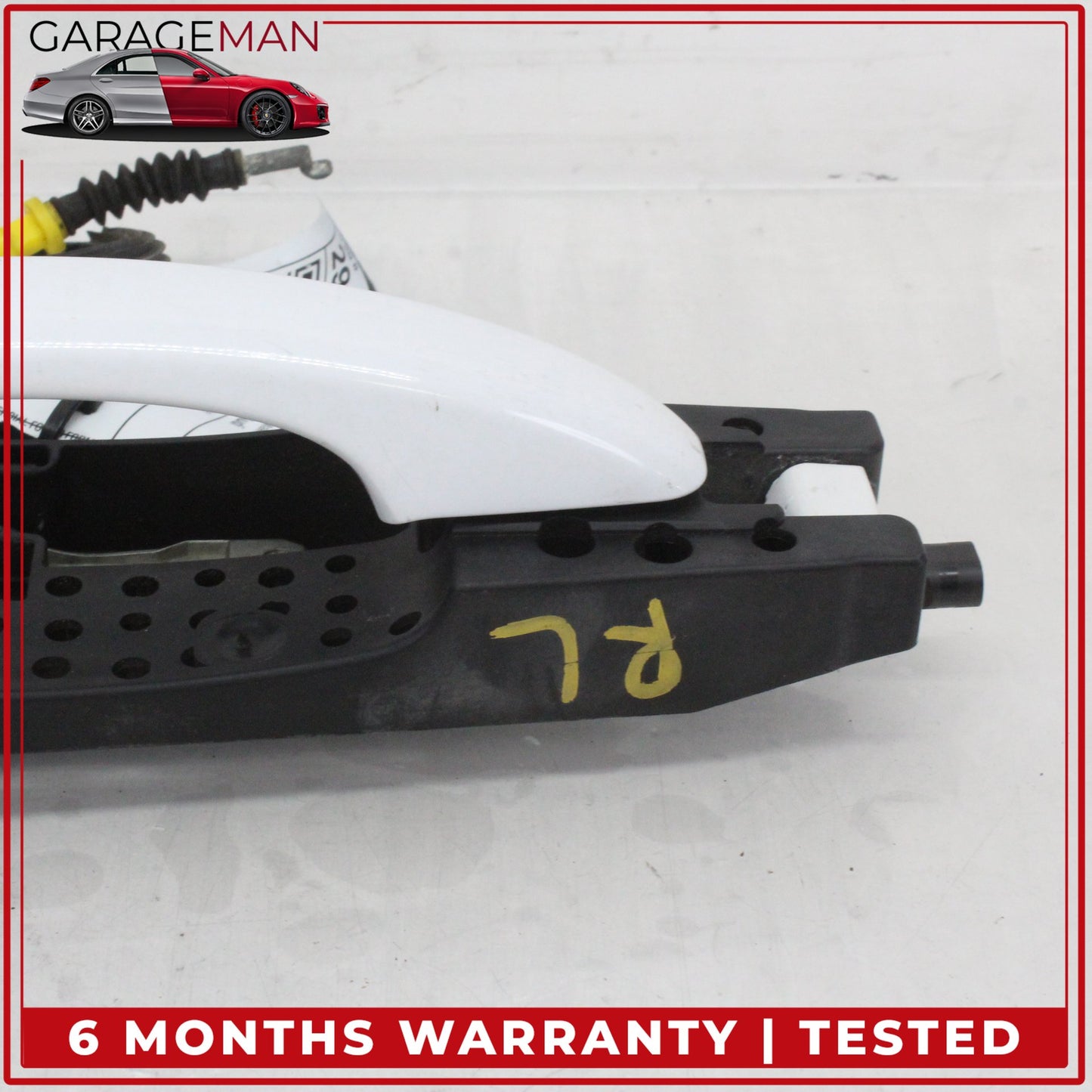 2009-2016 Audi A4 S4 A5 S5 Rear Left Driver Side Exterior Door Handle White OEM