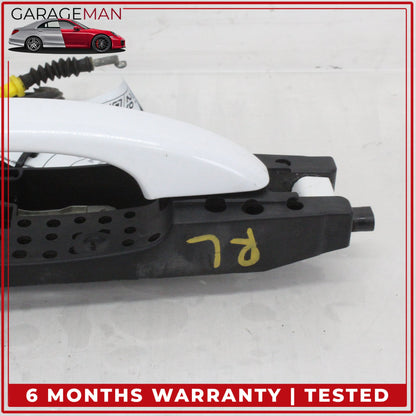 2009-2016 Audi A4 S4 A5 S5 Rear Left Driver Side Exterior Door Handle White OEM