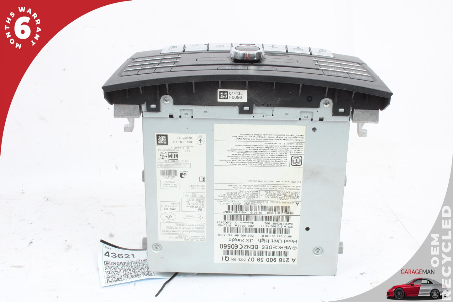 2015-2017 Mercedes W207 E400 Command Head Unit Navigation Radio 2189005907 OEM
