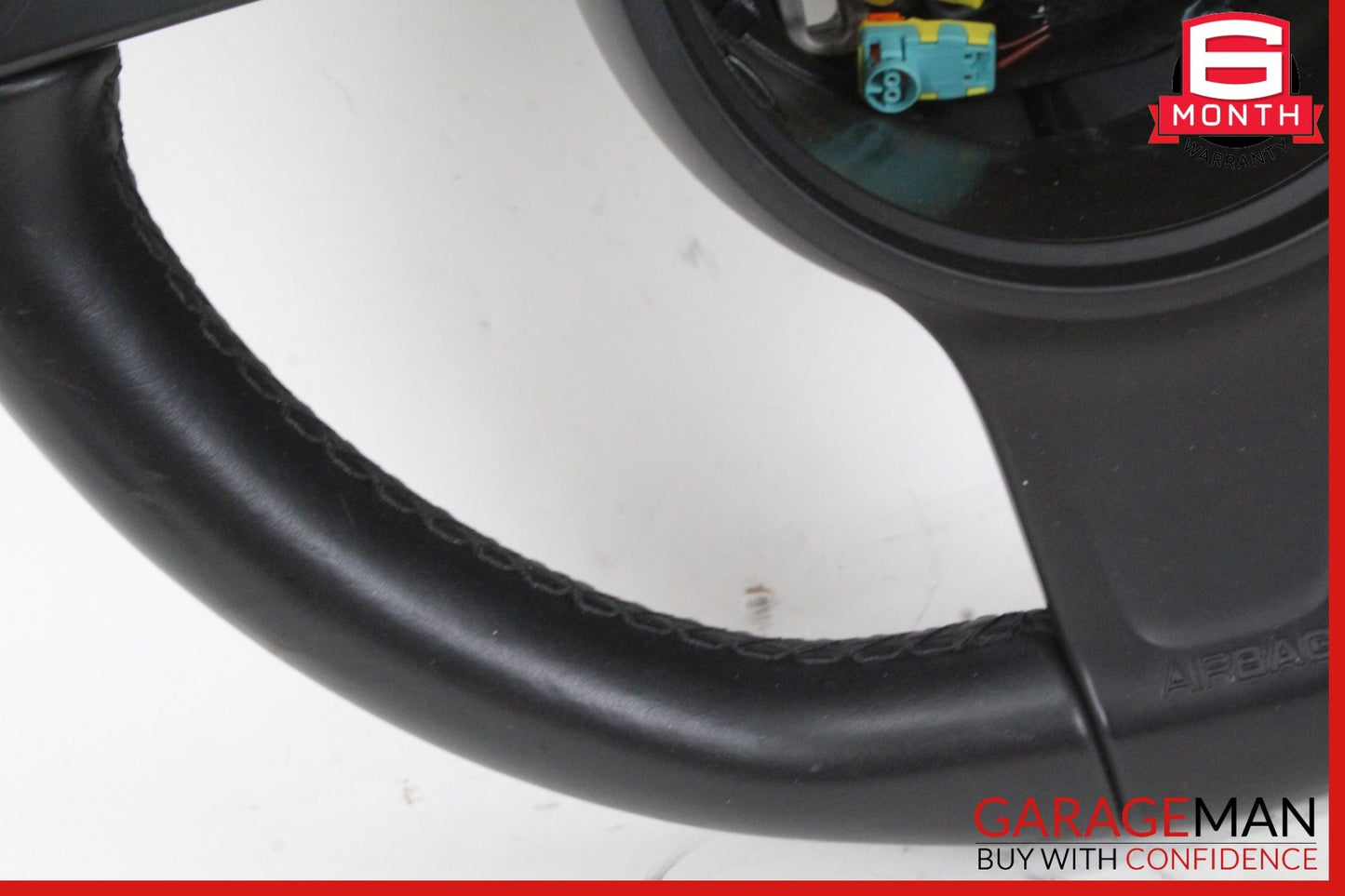 2013-2016 Porsche Cayman 981 Front Left Steering Wheel Black 99134780341 OEM