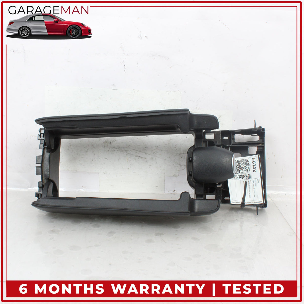 2010-2016 Mercedes W212 E400 Front Center Console Armrest Arm Rest Black OEM