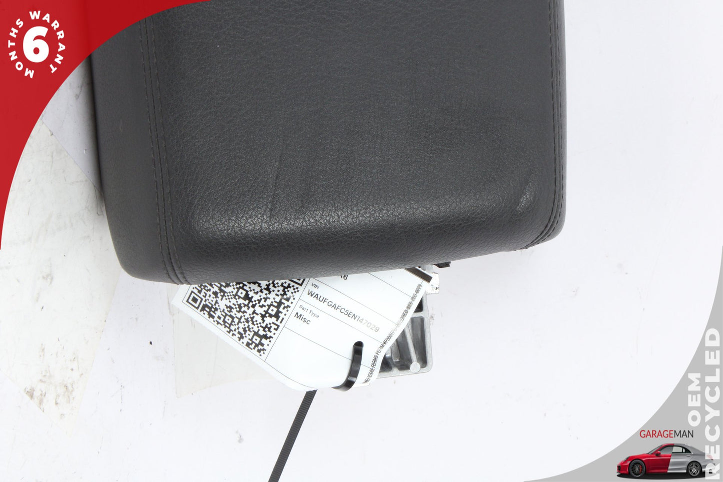 2012-2018 Audi A6 A7 Front Center Armrest Lid Cover Black 4G0864248C OEM