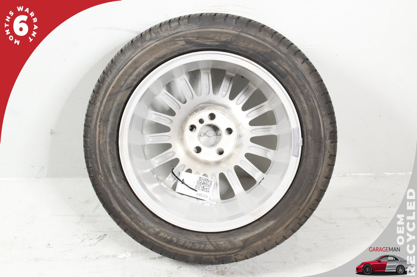 2002-2005 Ford Thunderbird 16 Spoke Wheel Rim w/ Tire 17X7.5JX60 4W631007BC OEM