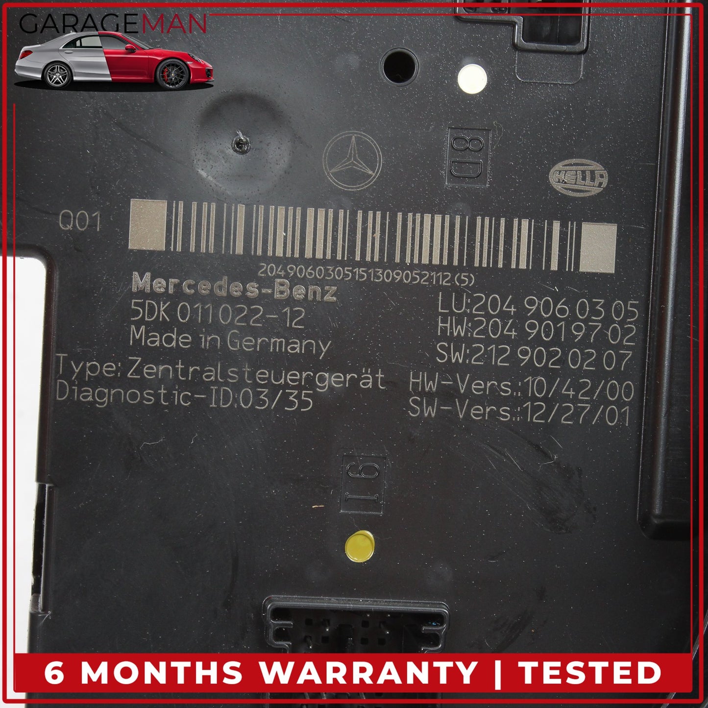 2012-2014 Mercedes W204 C250 C300 C350 Rear Fuse Relay Box Module 2049060305 OEM