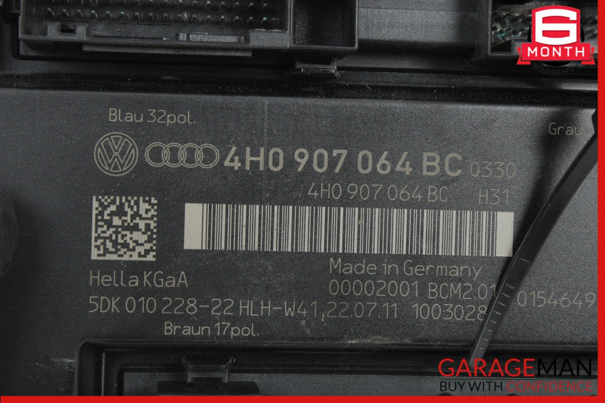 2012-2018 Audi A6 C7 Sedan Keyless Comfort Body Control Module 4H0907064 OEM