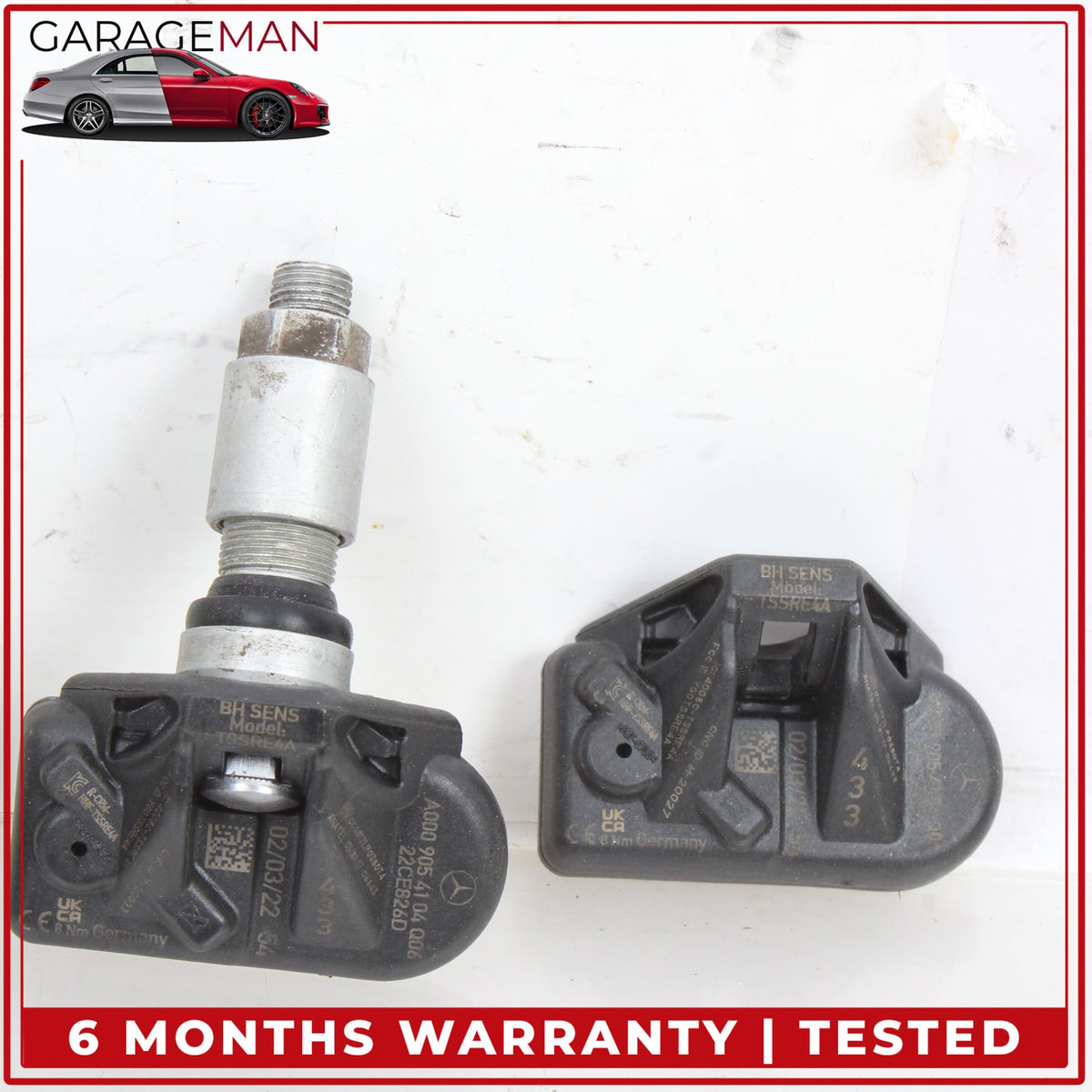 2019-2022 Mercedes W177 A220 TPMS Tire Pressure Monitor Sensor Set of 4 OEM