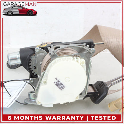 2010-2016 Porsche Panamera 970 Rear Left or Right Side Seat Belt Beige OEM