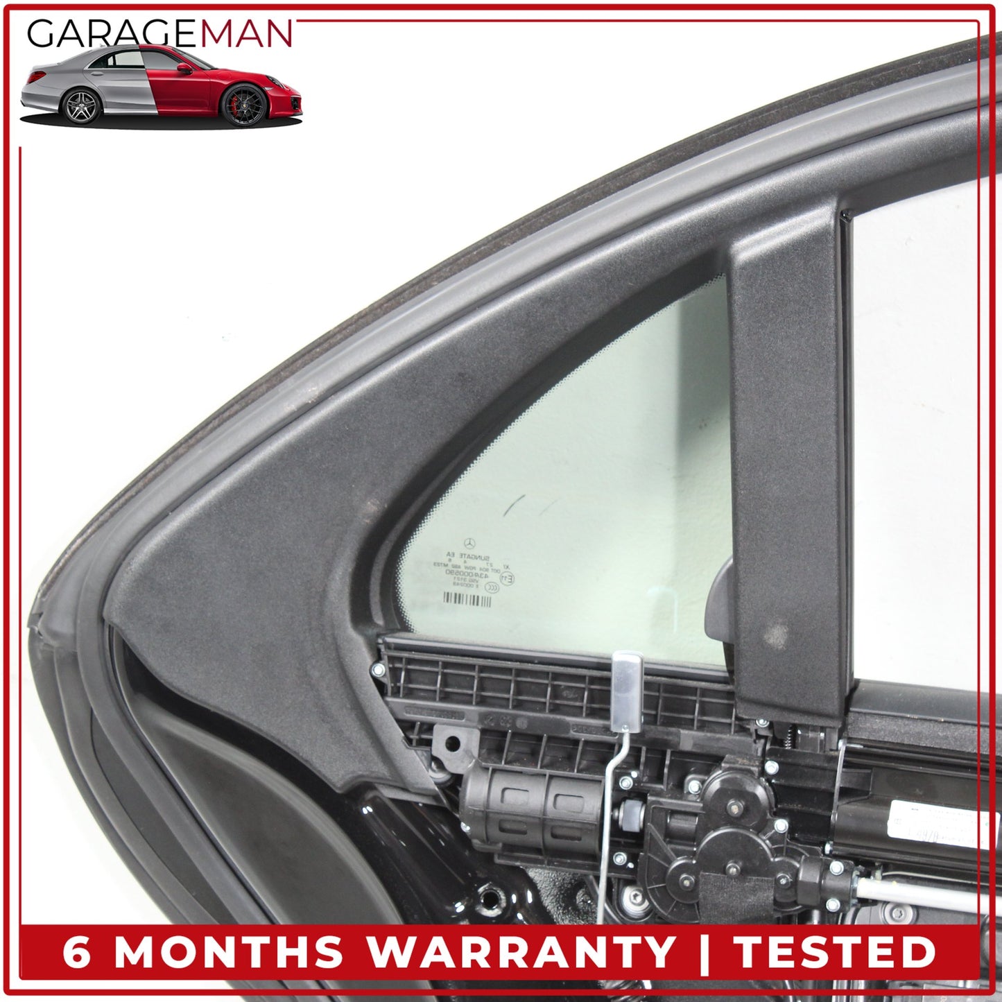 2014-2017 Mercedes W222 S550e S600 Rear Left Driver Side Door Shell Black OEM