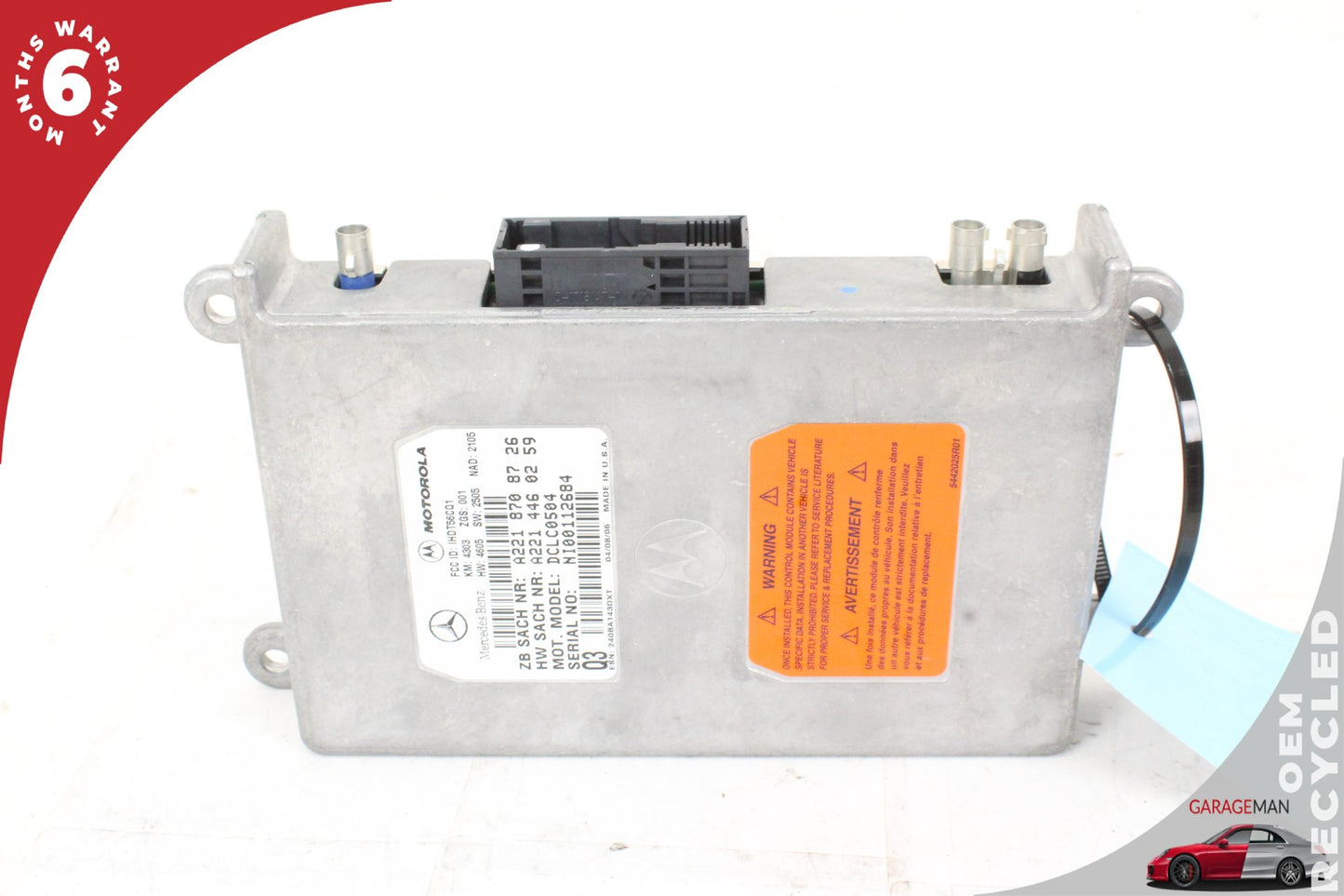 07-14 Mercedes CLS500 W219 Voice Communication Control Module 2218708726