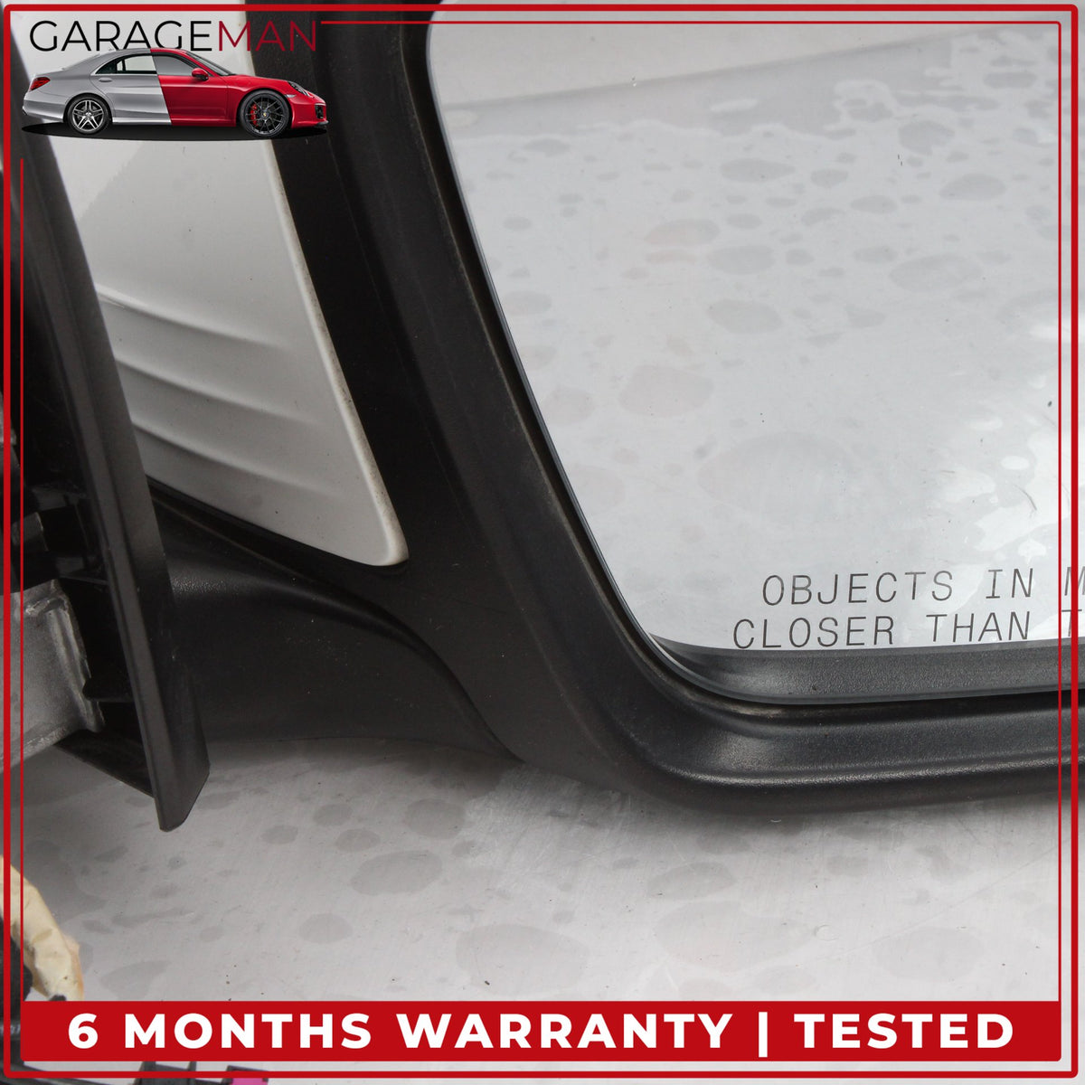 2015-2016 Mercedes W205 C300 Front Right Door Rear View Mirror w/ Blind Spot OEM