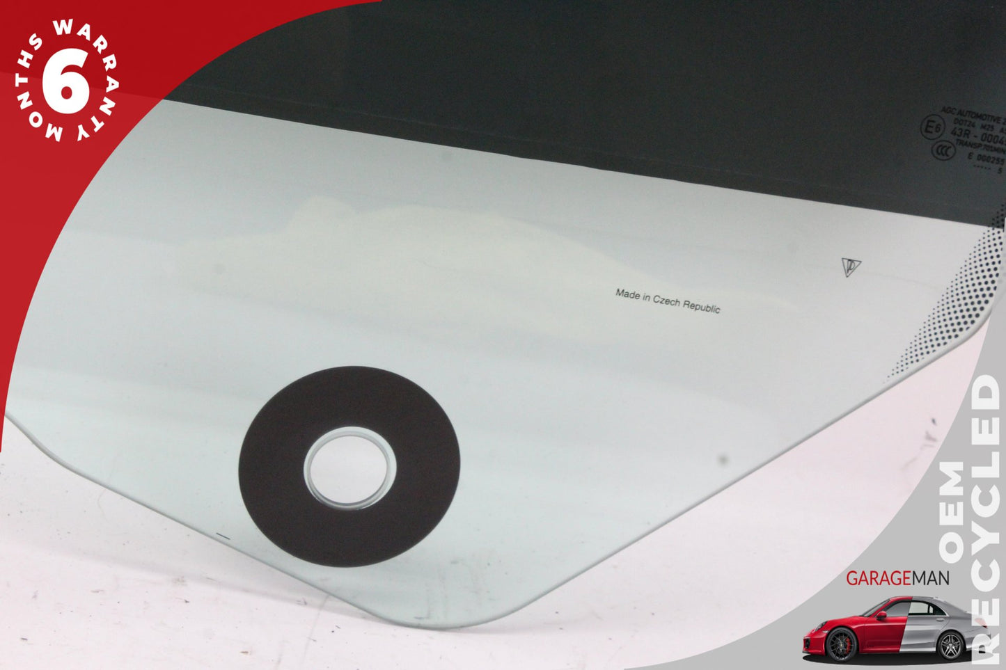 2014-2016 Porsche Cayman 981 Front Left Side Door Window Glass 43R00049 OEM