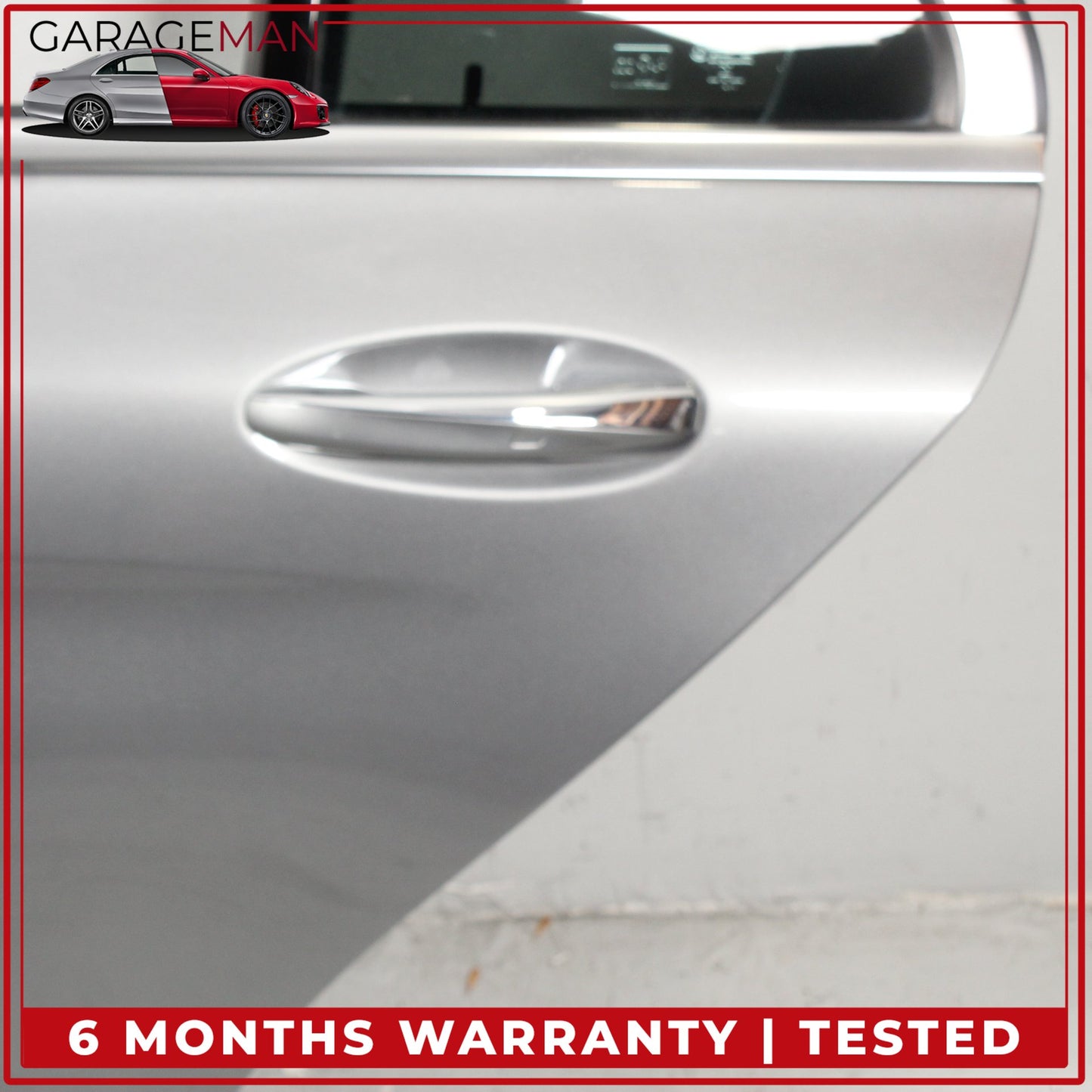 2015-2021 Mercedes W205 C300 Sedan Rear Left Side Door Shell w/ Door Handle OEM