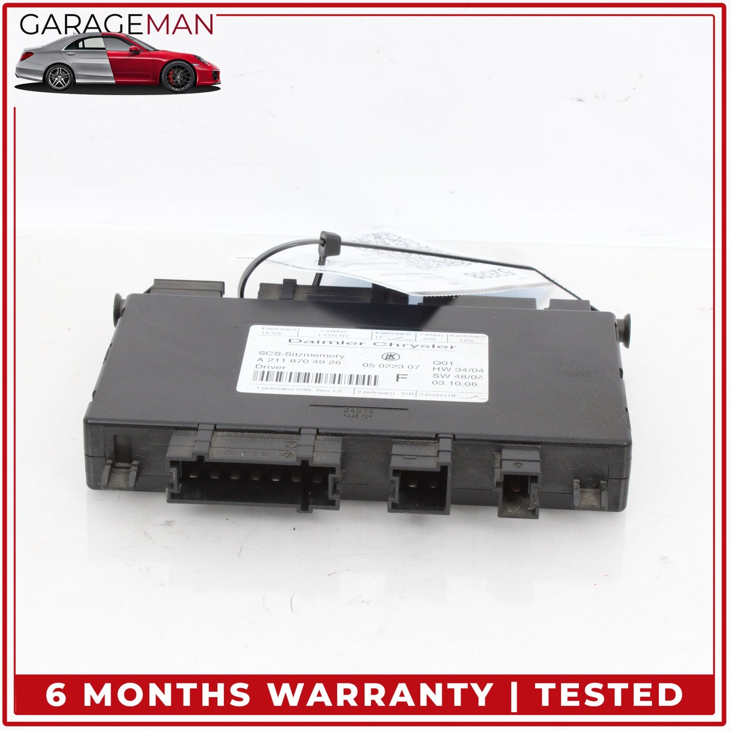 2003-2012 Mercedes W211 E350 E550 Front Left Seat Control Module 2118700526 OEM