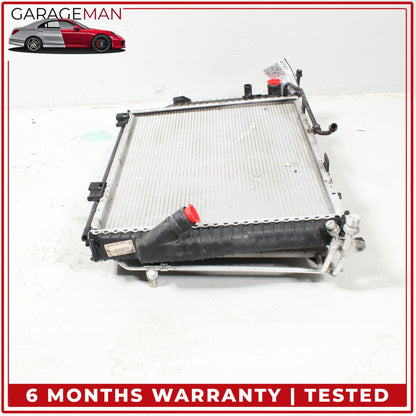 2001-2004 Mercedes-Benz SLK320 R170 Engine Cooling Radiator AC A/C Condenser Assembly 2025007803