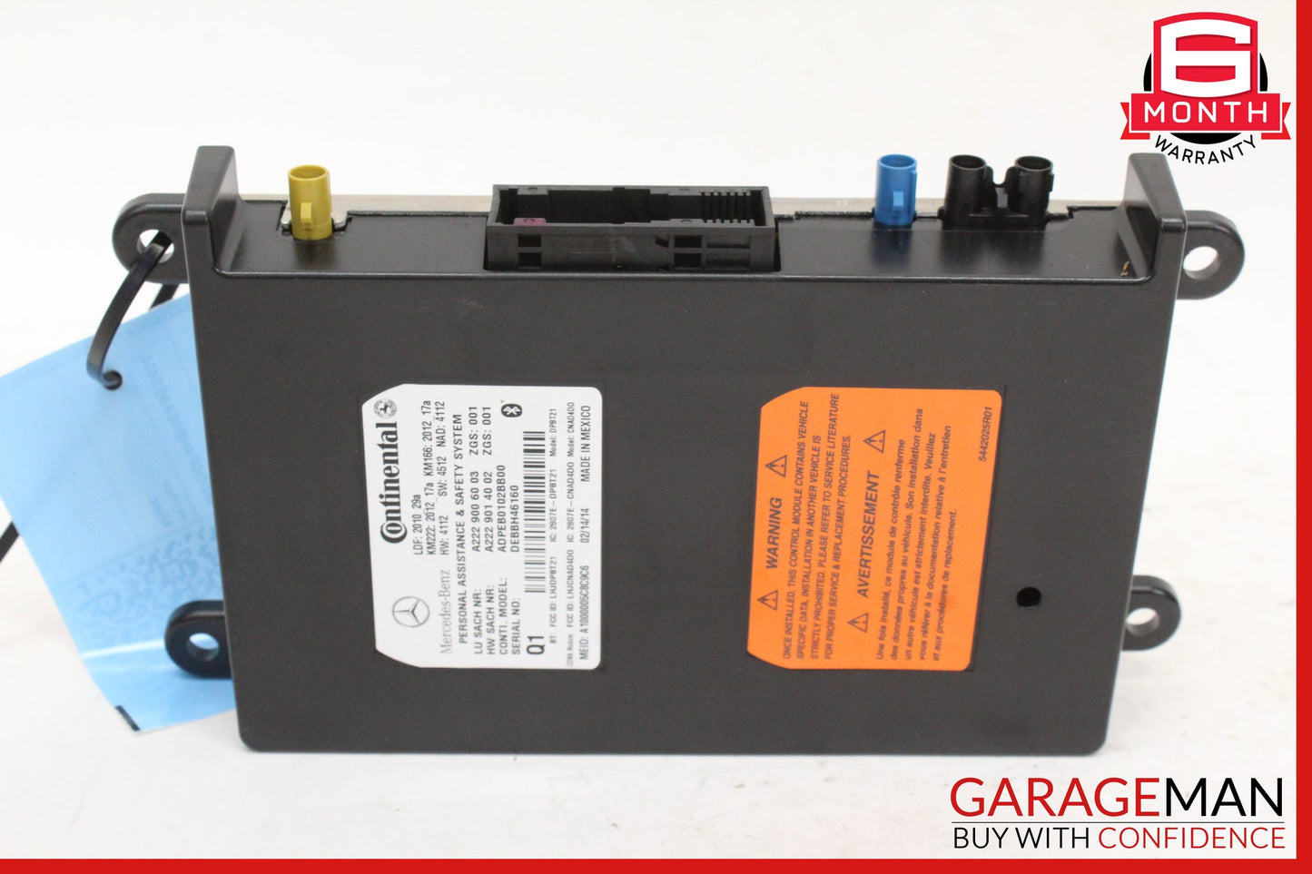 2012-2020 Mercedes W204 C250 Communication Control Module Unit 2229006003 OEM