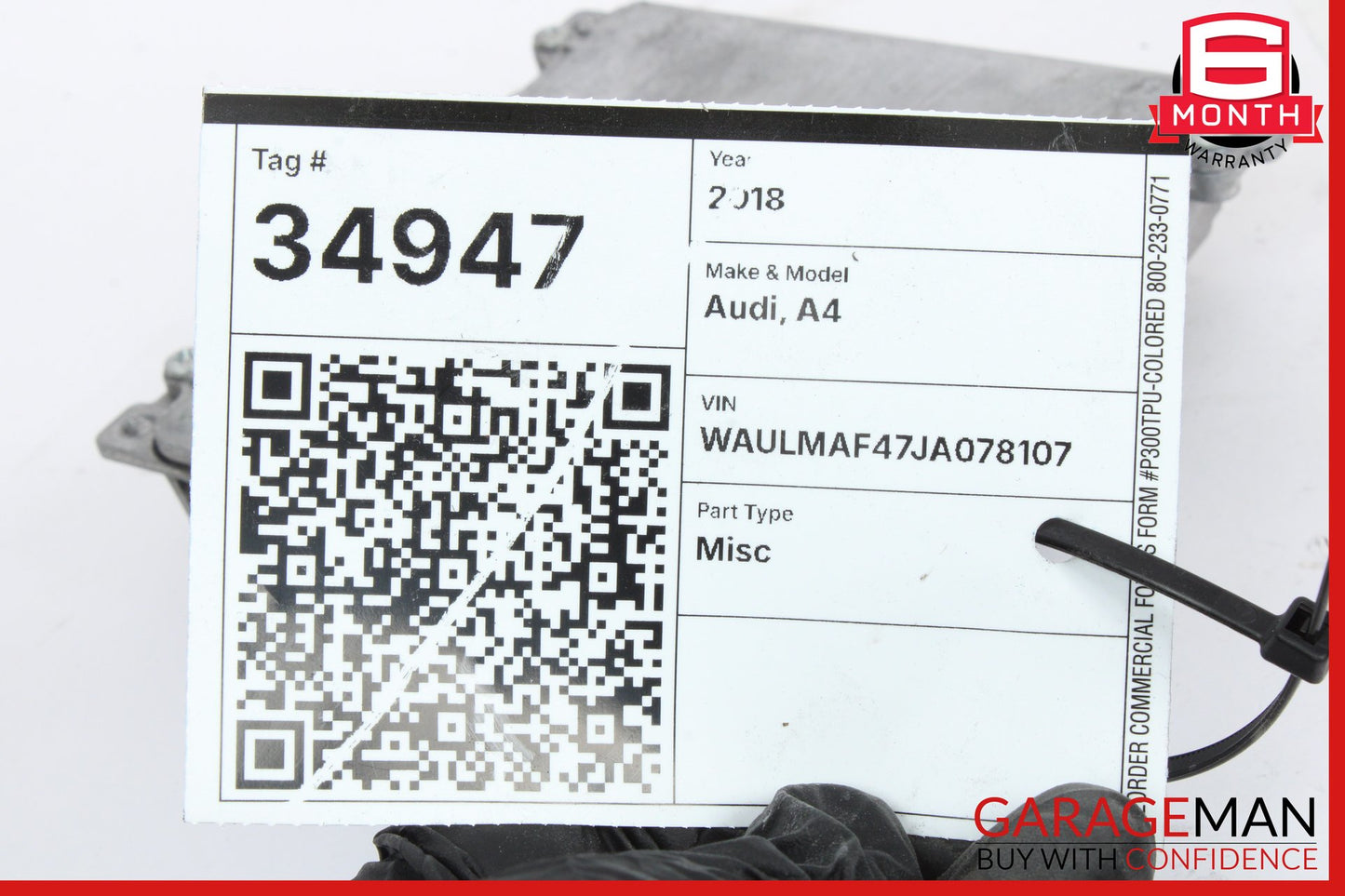 2017-2019 Audi A4 S4 Q7 LED Headlight Ballast Module 7PP941572AB OEM