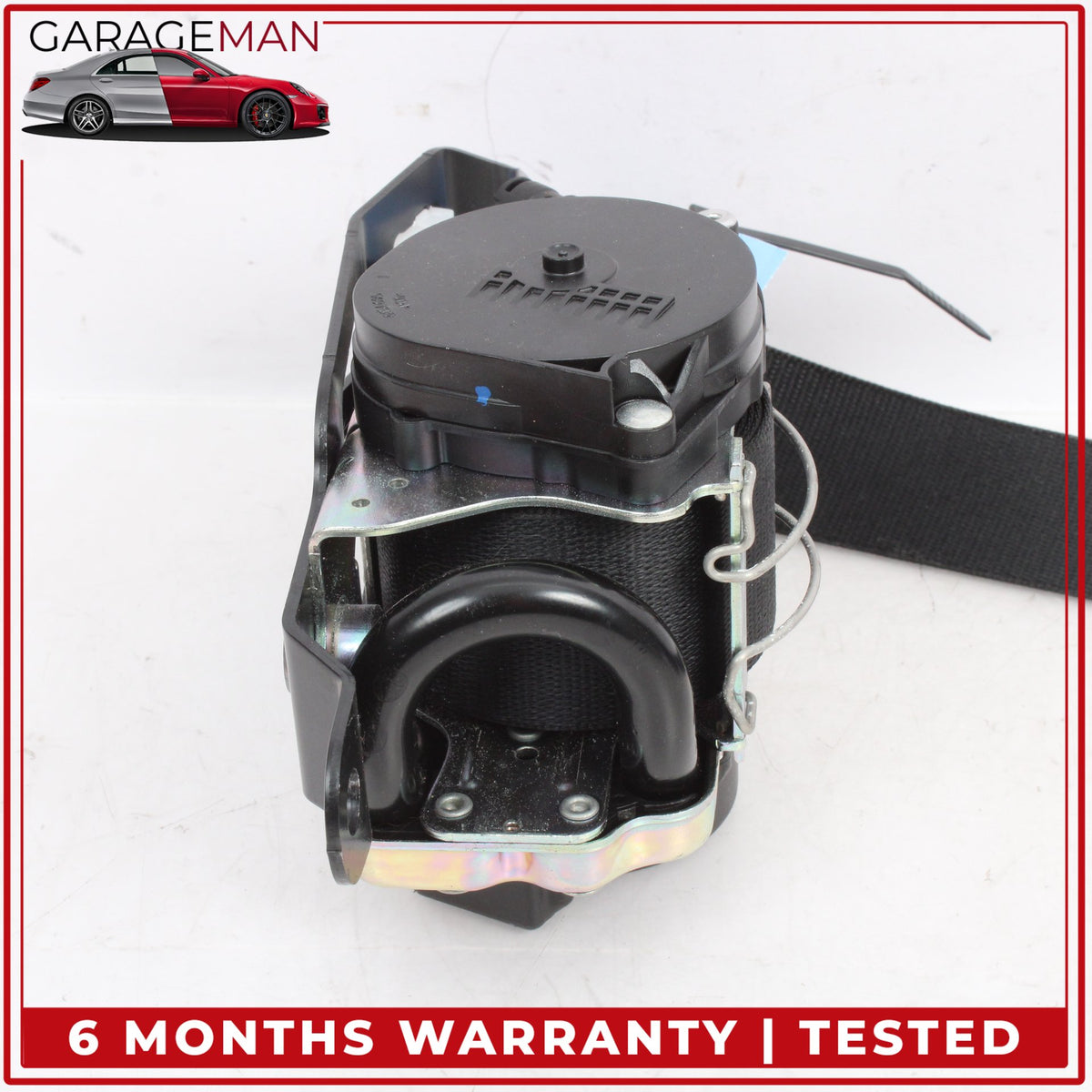 2014-2021 BMW i3 I01 Front Right Passenger Side Seat Belt Seatbelt Black OEM