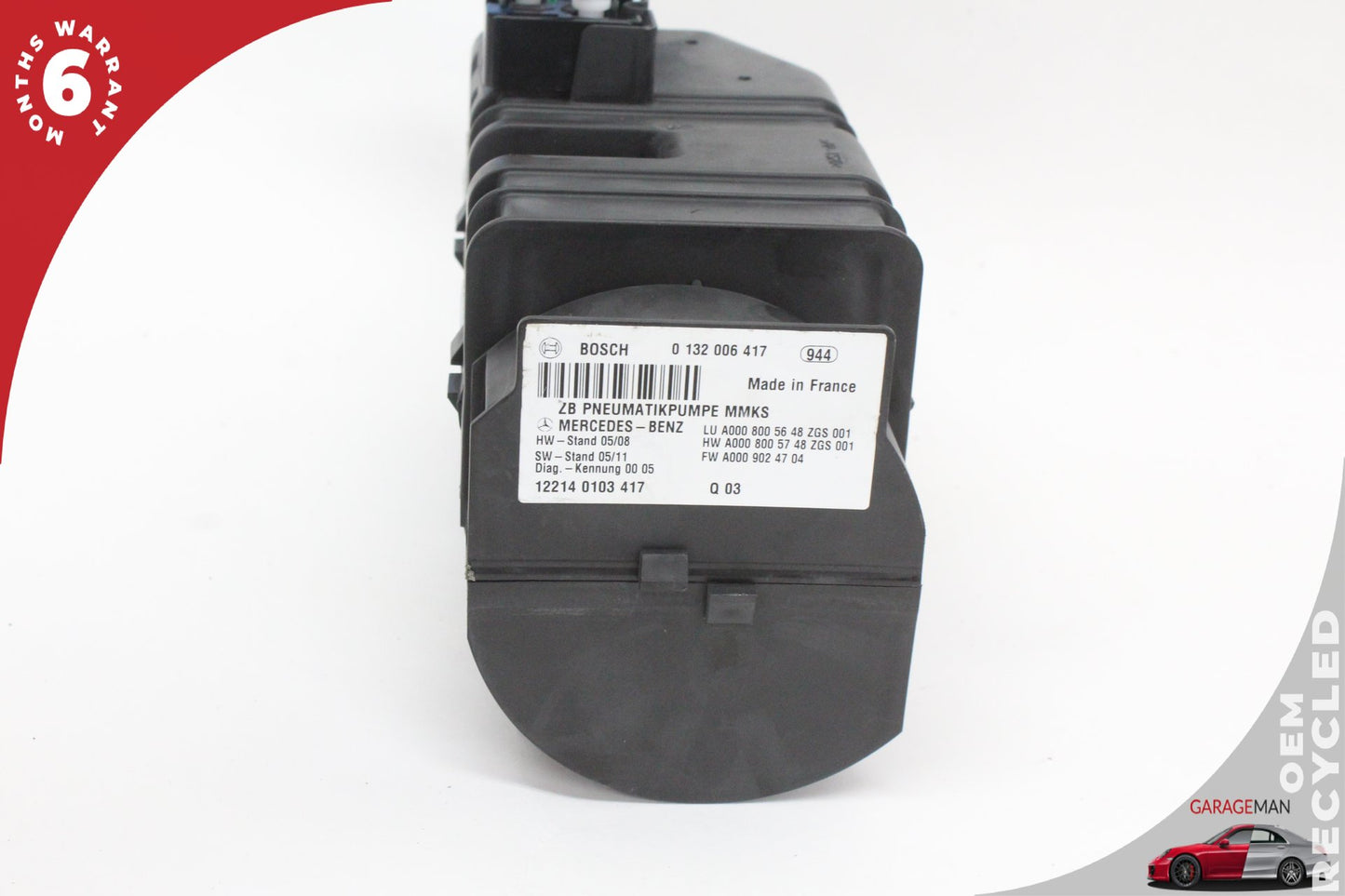 07-20 Mercedes W221 S550 CLS400 Dynamic Seat Vacuum Pump 0132006417 Genuine