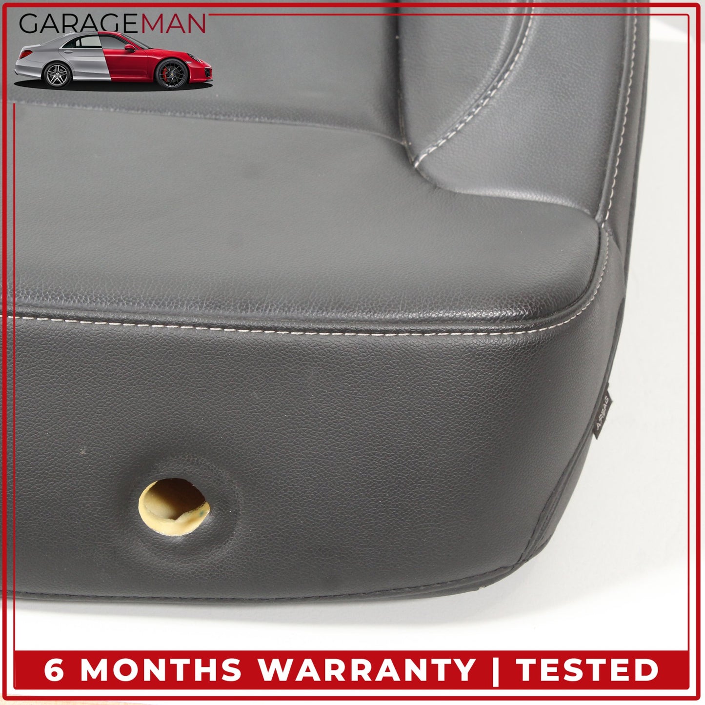 2014-2019 Chevrolet Silverado 1500 Front Right Side Upper Seat Cushion Black OEM