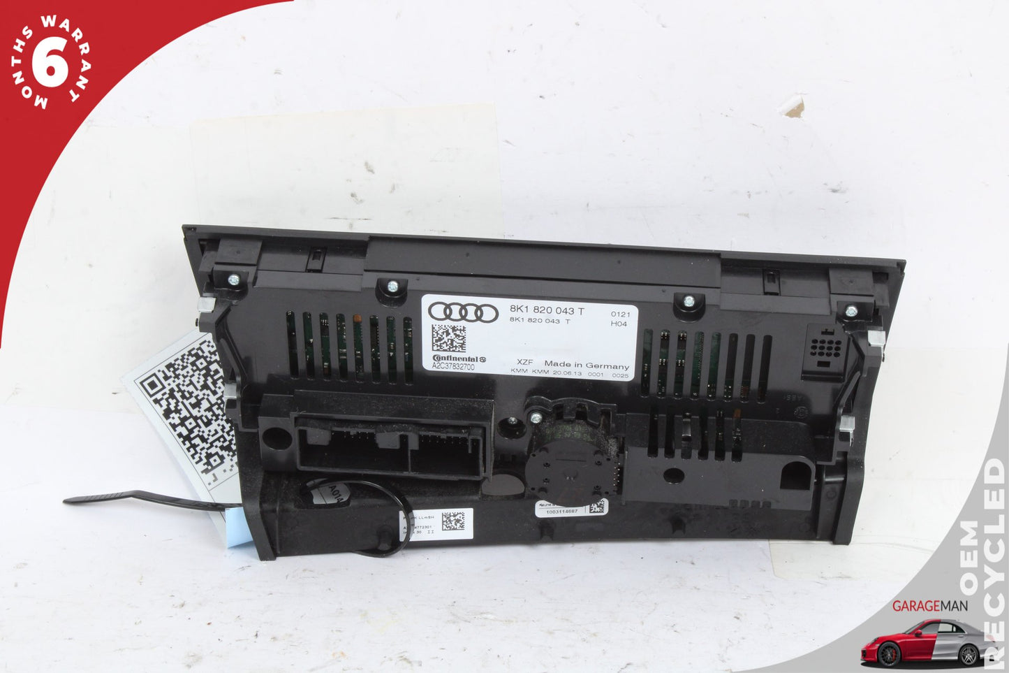 2012-2017 Audi Q5 8R Dash A/C AC Climate Control Panel Switch 8K1820043T OEM