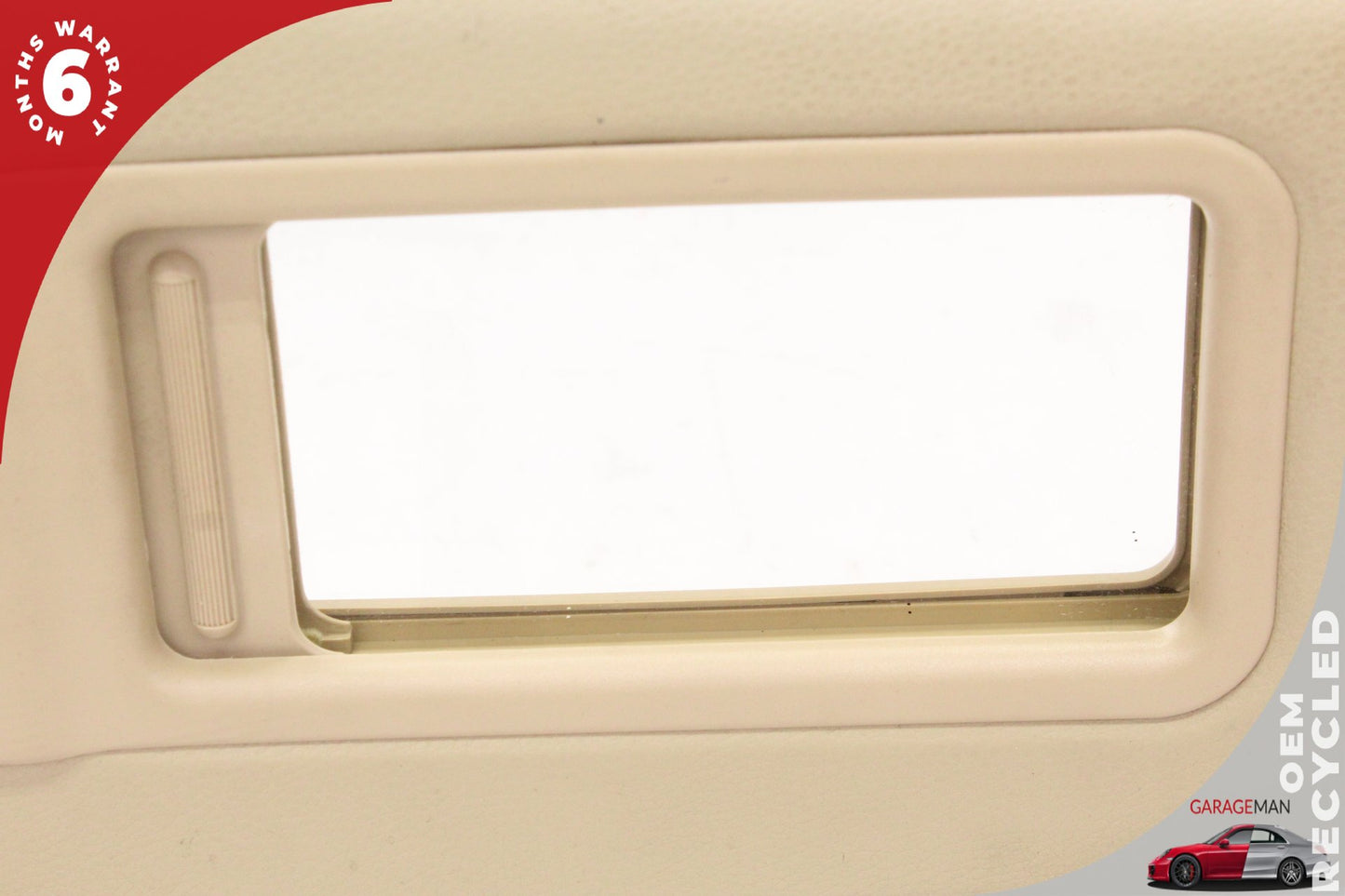 2013-2015 BMW X1 E84 SUV Front Left Driver Side Sun Visor Beige w/ Mirror OEM