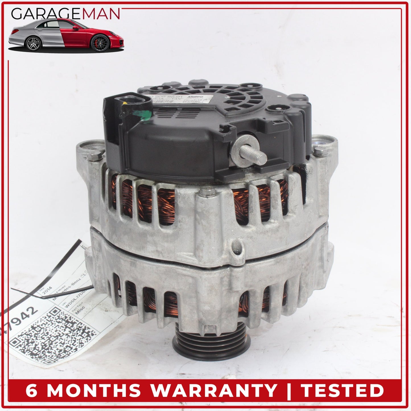 2011-2020 Mercedes-Benz CLS550 W218 RWD Engine Generator Alternator 0009068601