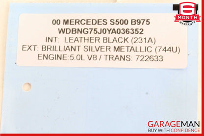 1998-2007 Mercedes W220 S500 ML500 Left Side Exhaust Manifold 1131400109 OEM